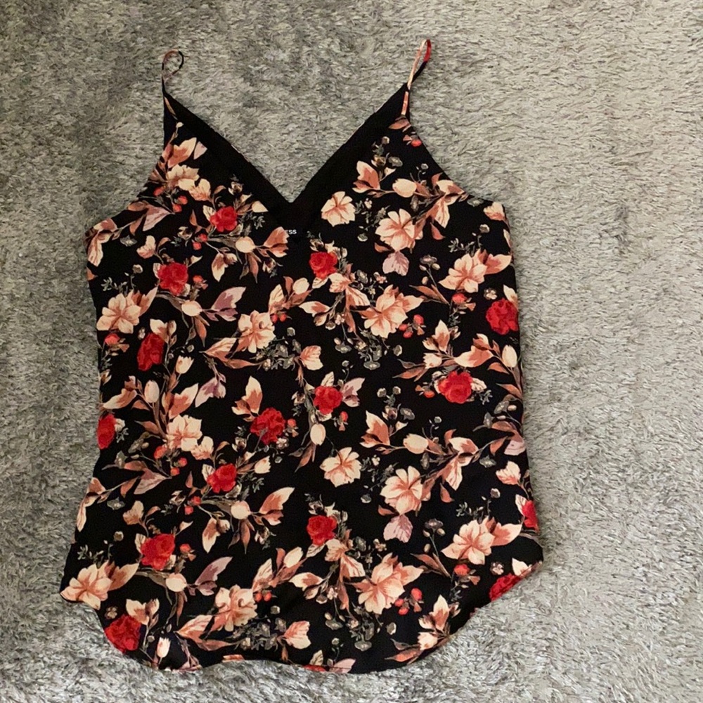 Lovely Floral polyester blouse